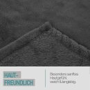 Kuscheldecke mit Ärmeln 130x180cm  Anthrazit