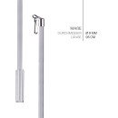 Gardinenstab mit Schleuderfunktion für Gardinen & Vorhänge Transparent