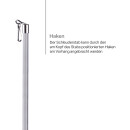 Gardinenstab mit Schleuderfunktion für Gardinen & Vorhänge Transparent