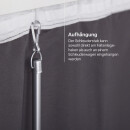 Gardinenstab mit Schleuderfunktion für Gardinen & Vorhänge Transparent