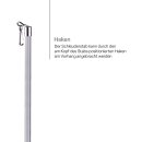 Gardinenstab mit Schleuderfunktion für Gardinen & Vorhänge Transparent
