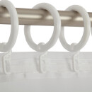 Ringe mit Haken weiß Ø40mm, für Gardinenstangen bis 28mm (20er Set)