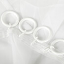 Ringe mit Haken weiß Ø40mm, für Gardinenstangen bis 28mm (20er Set)