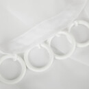 Ringe mit Haken weiß Ø40mm, für Gardinenstangen bis 28mm (20er Set)