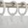 Ringe mit Haken weiß Ø40mm, für Gardinenstangen bis 28mm (20er Set)
