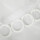 Ringe mit Haken weiß Ø40mm, für Gardinenstangen bis 28mm (20er Set)