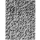 Flauschvorhang 90x200 Meliert schwarz - grau - weiß