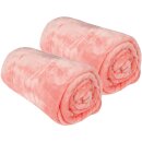 Kuscheldecke Microfaser "Celina" 2er Pack