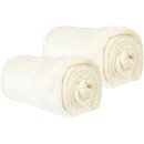 Kuscheldecke "Celina" 2er Pack Champagner 60x80cm