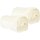 Kuscheldecke "Celina" 2er Pack Champagner 60x80cm