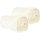 Kuscheldecke "Celina" 2er Pack Champagner 60x80cm