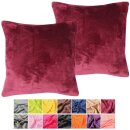 Kissenhülle Kuschel "Celina" im 2er Pack -...