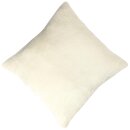 Kissenhülle Kuschel "Celina" - Kissenbezug mit Reißverschluss - 45x45cm - Champagner