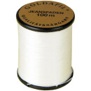 Jeansfaden Nähgarn Denim 210D/2 100m Weiß 1er Pack