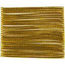 Rundgummi 10 x 300cm - Ø1,6mm, Hutgummi Gummikordel in Gold