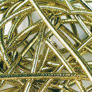 Rundgummi 10 x 300cm - Ø1,6mm, Hutgummi Gummikordel in Gold