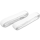 Klettverschlussband, Klettband selbstklebend, "3 m" in Weiß