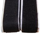 Klettverschlussband, Klettband selbstklebend, "9 m" in Schwarz