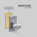 Ersatzträger Set für Cafehausstangen Silber-2,5cm+3,5cm (8er Pack)