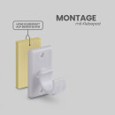 Ersatzträger Set für Cafehausstangen Weiß-2,5cm+3,5cm (8er Pack)