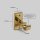 Ersatzträger Set für Cafehausstangen Gold-2,5cm+3,5cm (8er Pack)