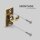 Ersatzträger Set für Cafehausstangen Gold-2,5cm+3,5cm (8er Pack)