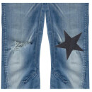 Jeansflicken zum aufbügeln 12er Set, 17x15cm in Dunkelblau