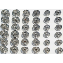 Druckverschlussknöpfe aus Metall Ø8-12mm, zum Annähen