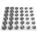 Druckverschlussknöpfe aus Metall Ø8-12mm, zum Annähen