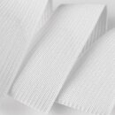 Gummiband - Qualitätsgummilitze 200cm x 13mm zum Nähen als 5er Pack in - Weiß