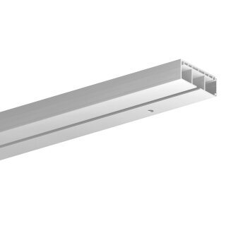 Gardinenschiene Kunststoff flach Weiß 120cm 1-läufig