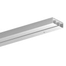Gardinenschiene Kunststoff flach Weiß 120cm...