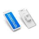 Seitendeckel 1-Lauf für Vorhangschiene, 2er Pack