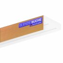 Blende für Gardinenschiene Kunststoff Buche 1m