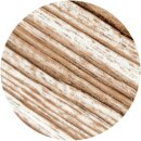 Blende für Gardinenschiene Kunststoff Teak 5 m