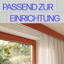 Blende für Gardinenschiene Kunststoff Kirschbaum 3m