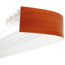 Blende für Gardinenschiene Kunststoff Kirschbaum 7 m