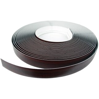 Blende für Gardinenschiene Kunststoff Mahagoni 3 m