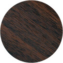 Blende für Gardinenschiene Kunststoff Mahagoni 3 m