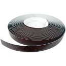 Blende für Gardinenschiene Kunststoff Mahagoni 4 m