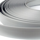 Blende für Gardinenschiene Kunststoff Grau 1 m