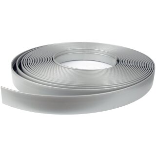 Blende für Gardinenschiene Kunststoff Grau 2 m