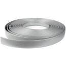 Blende für Gardinenschiene Kunststoff Grau 2 m