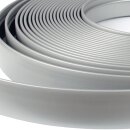 Blende für Gardinenschiene Kunststoff Grau 4 m