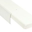 Blende (5 EUR/ 1m) für Vorhangschiene in "Weiß" - Länge: 3 m