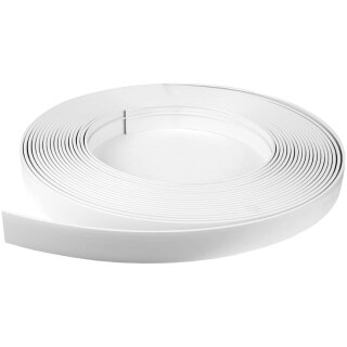 Blende für Gardinenschiene Kunststoff Weiß 6 m