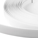 Blende für Gardinenschiene Kunststoff Weiß 7 m