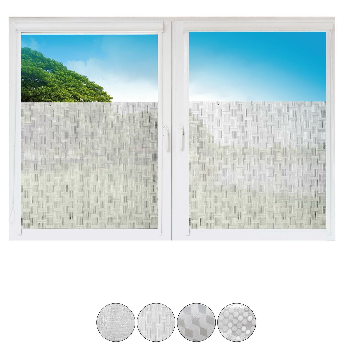 Fensterfolie Fensterfolie Selbsthaftend Sichtschutzfolie 45x200cm