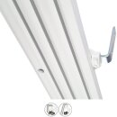 Zubehör für 2-Lauf Vorhangschiene, Wandträger "kurz" 9,5cm