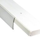 Gardinenschiene inkl. Zubehör und Blende Grau 90cm 1-läufig
